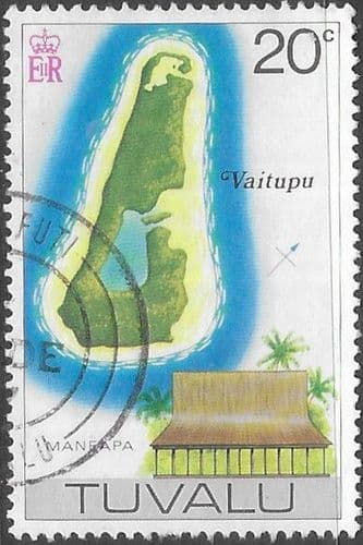Tuvalu 1976 Vaitupu and Maneapa SG 38 Fine Used