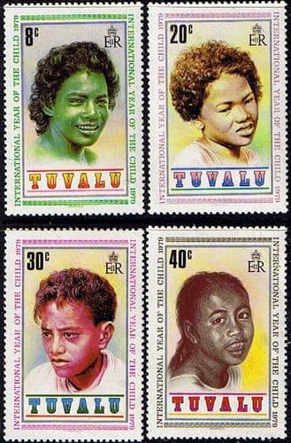 Tuvalu 1979 10th International Year of the Child Set Fine Mint