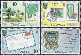 Tuvalu 1980 London Stampex Set Fine Mint