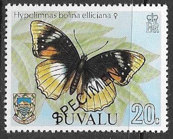 Tuvalu 1981 Butterflies SG 159 SPECIMEN Fine Mint