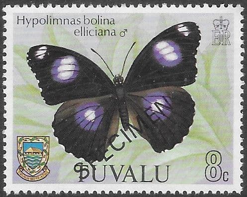 Tuvalu 1981 Butterflies SPECIMEN SG 159 Fine Mint