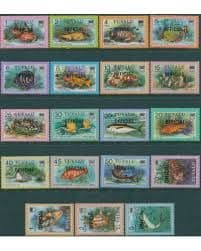 Tuvalu 1981 Fish Set "OFFICIAL" Fine Mint