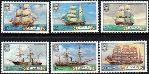 Tuvalu 1981 Ships Set Fine Mint