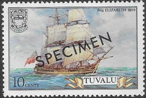 Tuvalu 1981 Ships SPECIMEN SG 162 Fine Mint