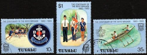 Tuvalu 1983 Centenary of Boys' Brigade Set Fine Used
