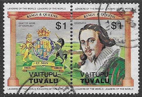 Tuvalu 1984 Vaitupu Leaders of the World. Monarchs SG 10 Fine Used