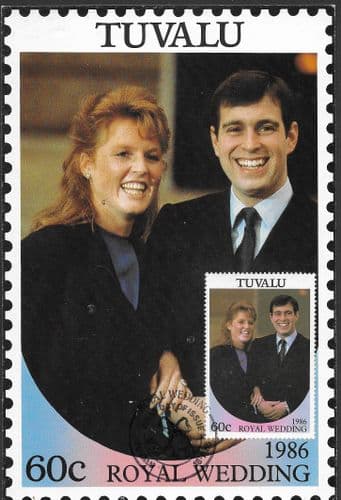 Tuvalu 1986 Royal Wedding Sg 397 Fine Used