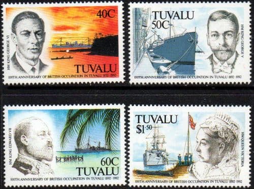 Tuvalu 1992 British Occupation Set Fine Mint