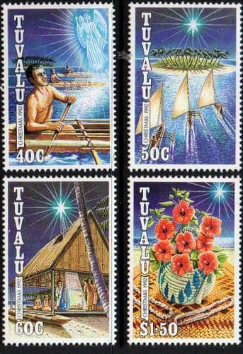 Tuvalu 1992 Christmas Set Fine Mint
