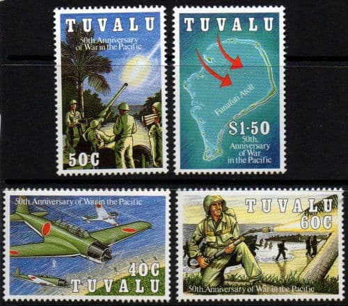 Tuvalu 1993 War in the Pacific Set Fine Mint