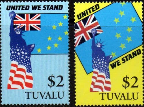 Tuvalu 2002 United We Stand Set Fine Mint