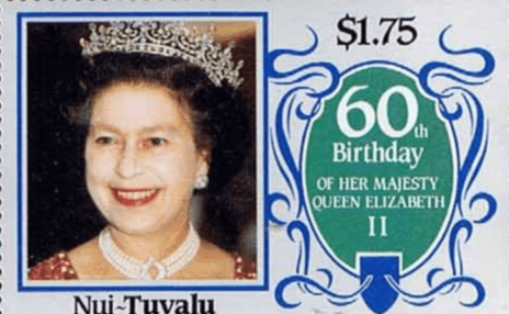Tuvalu Nui 1986 Queen Elizabth II 60th Birthday IMPF Sg Fine Mint
