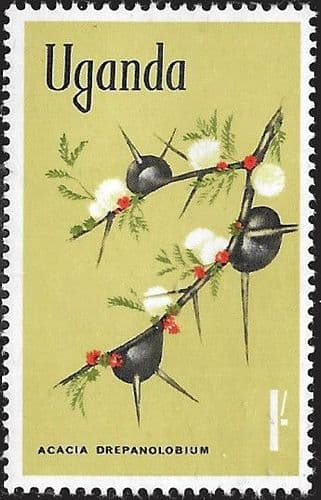 Uganda 1969 Flowers SG 140 Fine Mint