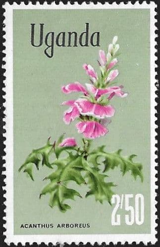 Uganda 1969 Flowers SG 142 Fine Mint