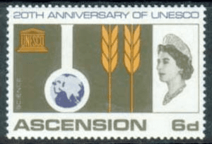 UNESCO 1966 Ascension Islands SG 108 Fine Mint