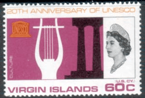 UNESCO 1966 British Virgin Islands SG 212 Fine Mint