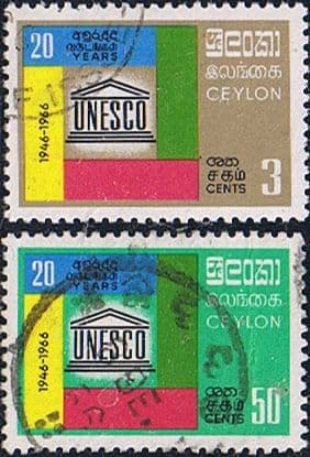 UNESCO 1966 Ceylon Set Fine Used