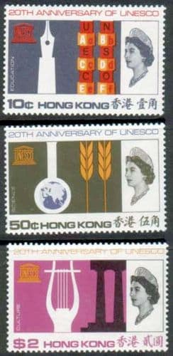 UNESCO 1966 Hong Kong Set Fine Mint