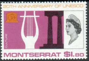 UNESCO 1966 Montserrat SG 189 Fine Mint