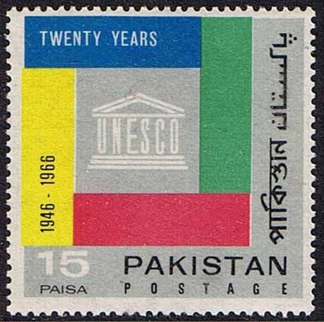 UNESCO 1966 Pakistan Set Fine Mint