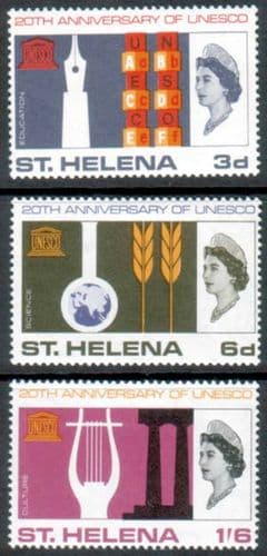 UNESCO 1966 St Helena Set Fine Mint