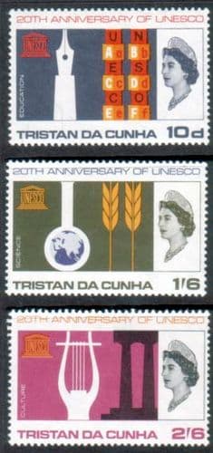 UNESCO 1966 Tristan Da Cunha Set Fine Mint