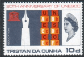 UNESCO 1966 Tristan Da Cunha SG 101 Fine Mint