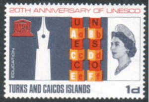 UNESCO 1966 Turks and Caicos Islands SG 271 Fine Mint