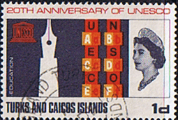 UNESCO 1966 Turks and Caicos Islands SG 271 Fine Used