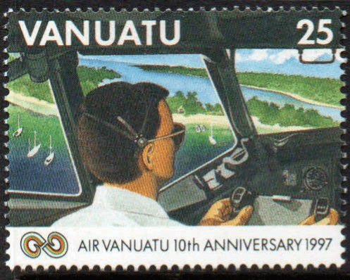 Vanuatu 1997 Air Vanuatu SG 746 Fine Mint