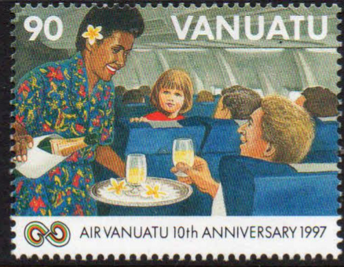 Vanuatu 1997 Air Vanuatu SG 747 Fine Mint