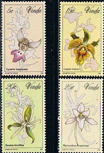 Venda 1981 Orchids Set Fine Mint