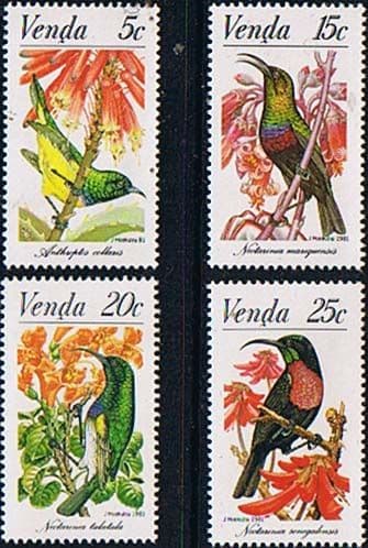 Venda 1981 Sun Birds Set Fine Mint