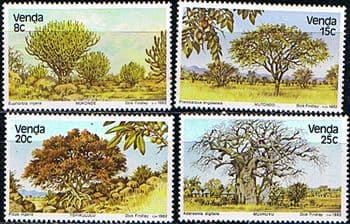 Venda 1982 Indigenous Trees Set Fine Mint