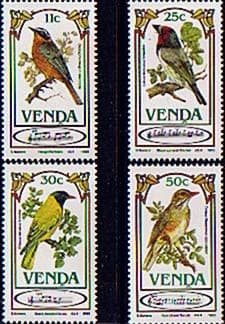 Venda 1985 Song Birds Set Fine Mint