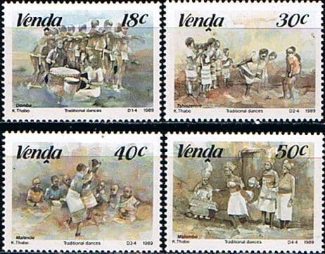 Venda 1989 Traditional Dances Set Fine Mint