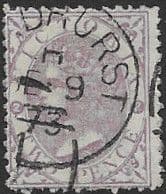 Victoria 1870 SG 169a Fine Used
