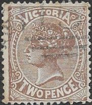 Victoria 1880 Frame differs SG 202 Fine Used