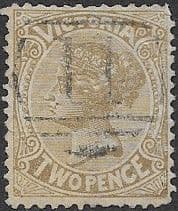 Victoria 1880 Frame differs SG 202b Fine Used