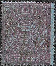 Victoria 1884 Existing Stamp Duty series SG 237a Fine Used