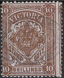 Victoria 1884 Existing Stamp Duty series SG 240 Fine Used