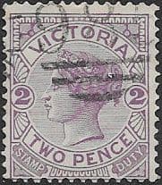 Victoria 1885 Inscr "STAMP DUTY" SG 298 Fine Used