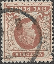 Victoria 1886 SG 317a iw Fine Used