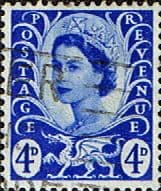 Wales 1958 Queen Elizabeth II SG W 2p Phosphor Fine Used