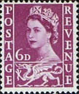 Wales 1958 Queen Elizabeth II SG W 3 Fine Mint