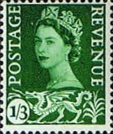 Wales 1958 Queen Elizabeth II SG W 5 Fine Mint