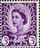 Wales 1967 Queen Elizabeth II SG W 7 Fine Mint