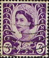 Wales 1967 Queen Elizabeth II SG W 7 Fine Used