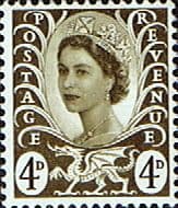 Wales 1967 Queen Elizabeth II SG W 9 Fine Mint