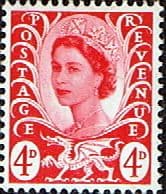 Wales 1967 Queen Elizabeth II SG W10 Fine Mint